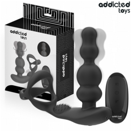 ADDICTED TOYS - MASAJEADOR PROSTÁTICO ROTATORIO CONTROL REMOTO ADDICTED TOYS - MASAJEADOR PROSTÁTICO ROTATORIO CONTROL REMOTO